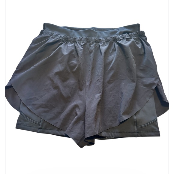 Athleta Mile Marker 2-in-1 Athletic Black Shorts Size Small NWOT - Picture 6 of 10